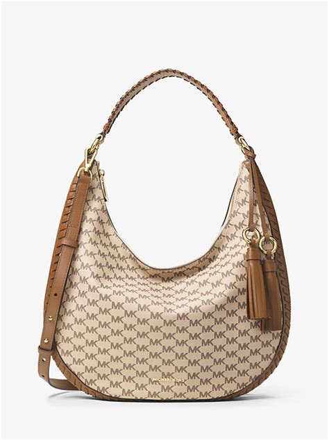 michael kors lauryn large shoulder bag|Lauryn Large Logo Shoulder Bag .